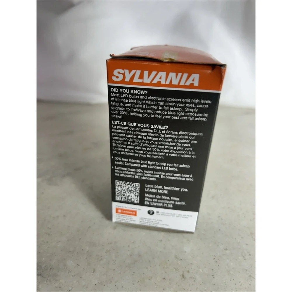 SYLVANIA Led  Tru Wave Soft White Opale 60w Brightness 800. Brand New